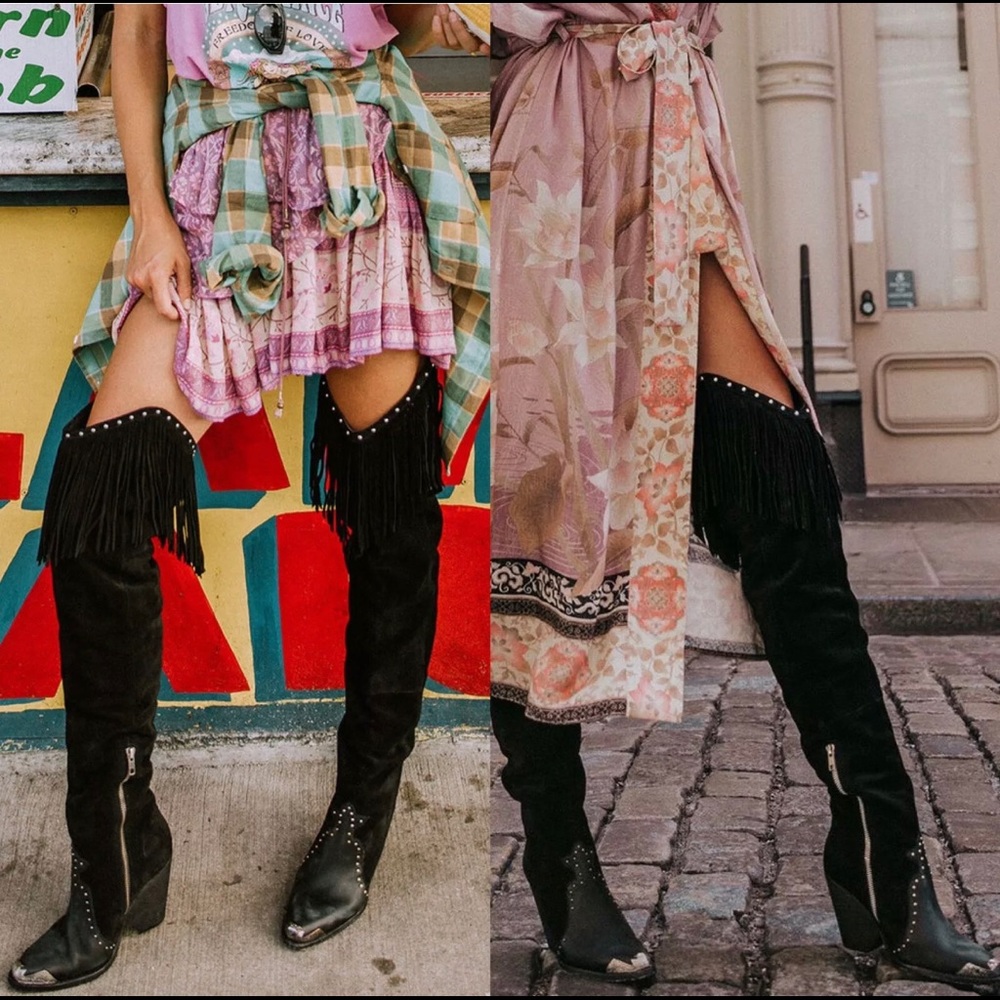Spell Designs Evie Over The Knee Boot - Picture 7 of 9